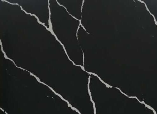 quartz  slab countertop table top quartz artifical slab calacatta negro stone