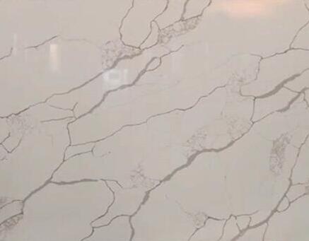 Calacatta slab white quartz countertop white vien quartz IMC1003