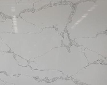 IMC1007 China 100% Export Standard Calacatta White Artificial Quartz Stone